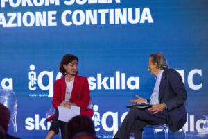 1° Forum Formazione Continua - Prima Giornata - Prima Sessione - Fabio Tamburini intervista Cristina Tajani (Presidente, ANPAL Servizi)